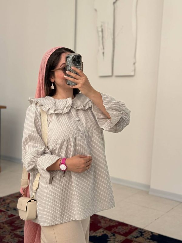 شومیز عروسکی کوک دوزی😍 - Image 4