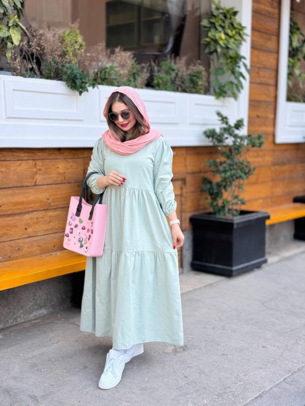 پیراهن دوچین عروسکی - Image 3